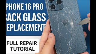iPhone 16 Pro Back Glass Replacement | Full Repair Tutorial Step-by-Step #live #livestream #iphone
