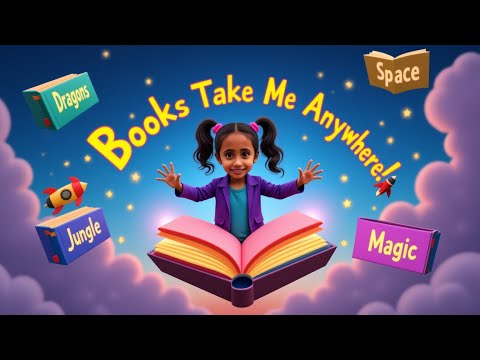 Books Take Me Anywhere! 📖🌍 Reading Adventure Song with Noor