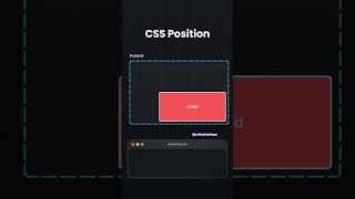 css position explained🧑‍💻#css #cssposition #shorts #ytshorts #cssproperties #webdevelopment