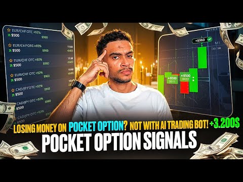 Binary Trading Robot Software | Losing Money On Pocket Option? Not With Ai Trading Signals! +3.200$