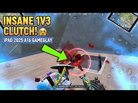 iPad 2025 A16 Power! 🤯 INSANE 1V3 CLUTCH in global Lobby #Shorts
