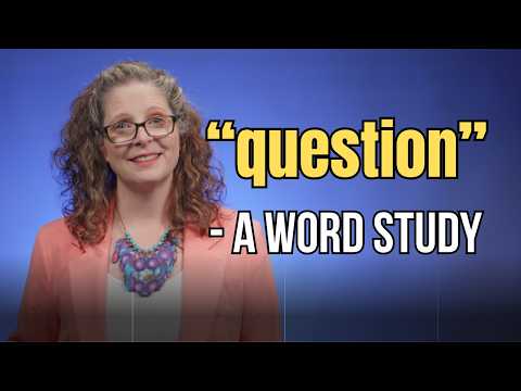 Why “Question” Sounds Strange but the Spelling Makes Sense