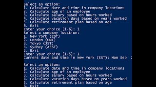 learn bash scripting on linux , calculate date and time , create a company retirement plan