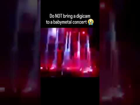 Why's the quality so low 😭            #babymetal #concert #digicam