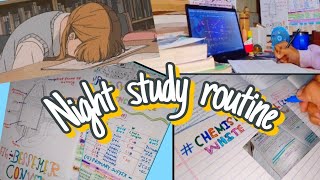 Night study routine 📚⛺#12th graders👯 #board exam #promodoro technique👀🤔#study#motivation