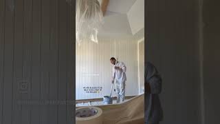 Painting Vertical Shiplap