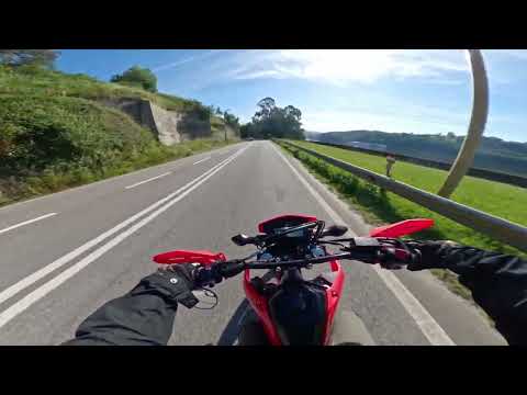 PRACTICING MY RACING LINES ON THE CRF 300L - 4K POV