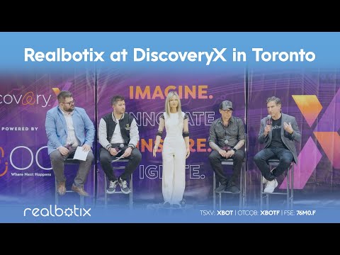 Realbotix ($XBOT) CEO Andrew Kiguel and COO Matt McMullen at DiscoveryX with Aria
