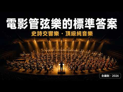 🏛️ 如果你還沒聽過真正的電影級管弦樂，這一份可以直接當標準答案｜史詩交響樂・頂級純音樂