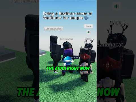 Doing a Beatbox cover of ‘Redbone’ 😁🎶 #roblox #codfish #robloxvc #micup #gaming
