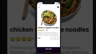 Buy your Food Cravings - React Native UI Design