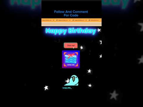 🎂 Coding a Birthday Surprise! 🎈💻 Watch this cool birthday code in action! #HappyBirthdayCode