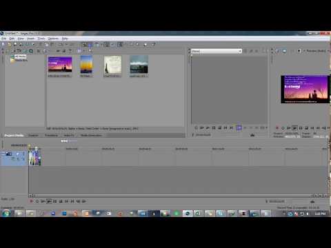 CHANGE MULTIPLE PICTURES DURATION IN SONY VEGAS