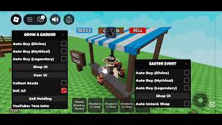 Roblox Grow a garden script Auto sell • Auto Buy • Auto Harvest • And more