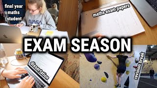It's Exam Season - Highly Productive Study With Me! (maths student)
