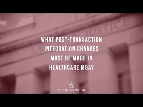 IMPORTANT FACTORS IN HEALTHCARE M&A