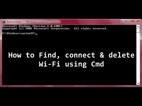 how to forget wireless network profile in any windows