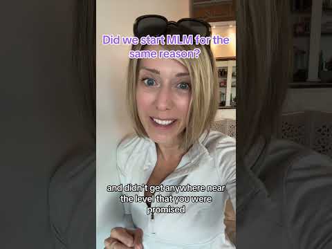 I started MLM to make extra money