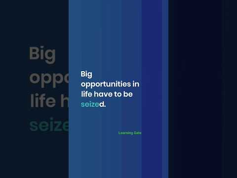 Warren Buffett's Wisdom: Seizing Big Opportunities in Life #warrenbuffet #wisdom #opportunities