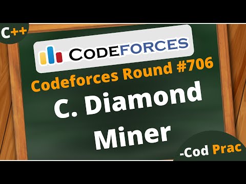 C. Diamond Miner | Codeforces Round #706 (Div. 2) | Hindi | C++