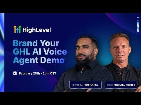 Brand Your GHL AI Voice Agent Demo w/Michael Reimer