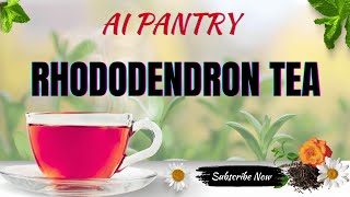 RHODODENDRON TEA #immunitybooster  #respiratoryrelief #digestiveaid id #autoimmunehealing.