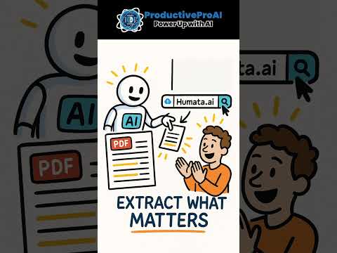 Let AI Read Your PDFs | Humata.ai + ProductiveProAI PDF Summarizer