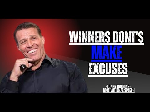 "Winners Don’t Make Excuses" | Tony Robbins Motivational Speech
