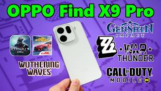 Gaming test - OPPO Find X9 Pro with MediaTek Dimensity 9500!