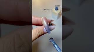 Testing Wave Effect Gel with us to get this ocean nail look.