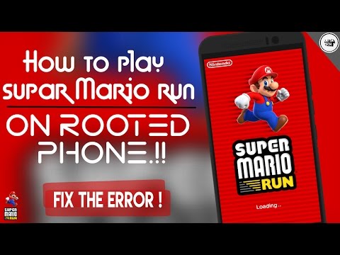Super Mario run / How to play rooted phone fix the crush on root By Aditya..!!