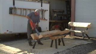 Makin' Outdoor Iron-Log Benches: A Nice Place to Sit