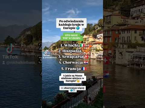 A jaki jest Wasz ulubiony kraj w Europie? 🧐 #podróże #shorts #travel #europa