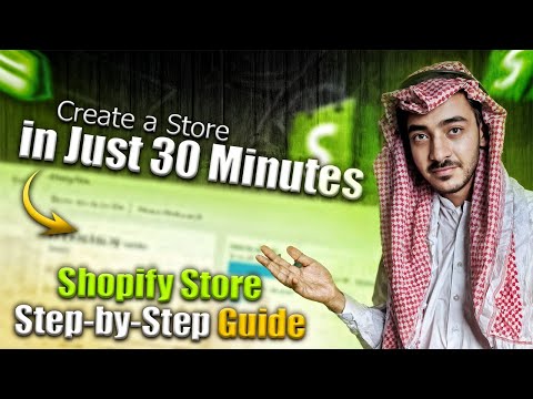Shopify Store Creation Tutorial 2025 | Create a Shopify Store in 30 Minutes