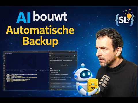 AI bouwt een automatische backup (MinIO + cron container) | Live Build