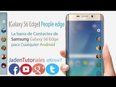 People Edge  | La barra de Contactos del Samsung Galaxy s6 Edge