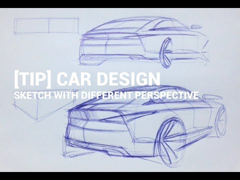 [TIP] Car design sketch with different perspective