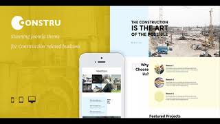 Constru - Construction Joomla Template | Themeforest Website Templates and Themes