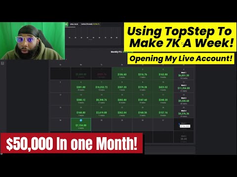 Building My Account To $50,000 In one Month! | Getting My TopStep Live Account + Analysis