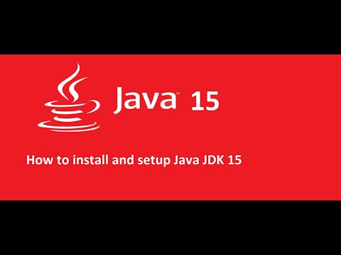 JDK 15 Download | JDK 15 Installation | Setup your Java JDK without a installer