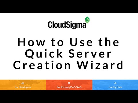 Use the Quick Server Creation Wizard to spin up your Cloud Servers in under 30 seconds