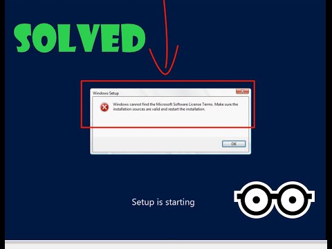 Fix Windows Cannot Find The Microsoft Software License Terms