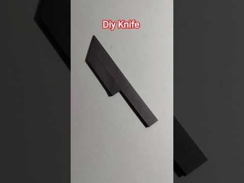 Diy Knife 🔪#knife #ytshorts #papercrafts #trending