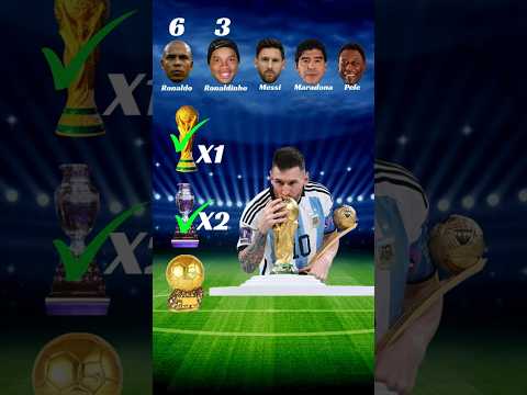 MESSI vs RONALDO vs RONALDINHO vs PELE vs MARADONA #messi #nazario #pele #maradona #ronaldinho