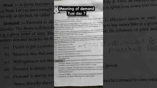 Meaing of demand #gnduupdate #bcomnotes #economics #2ndsemester