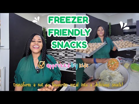 How To Make A Freezer Friendly Snack Your Kids Will Love!  Delicious And Easy Yam Balls Recipe