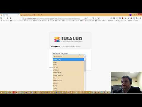 RENIPRESS - PARA EL REGISTRO DE SERVICIO MÉDICO DE APOYO