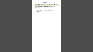Expand Log Expressions Using Log Rules | Break It Down! Example 2