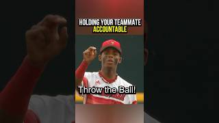 Holding your Teammate Accountable! #sports #collegebaseball