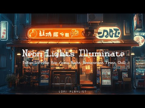 Lofi Hip Hop Tokyo Night Ambiance - Relaxing Chill Music for Studying and Relaxing in Japan